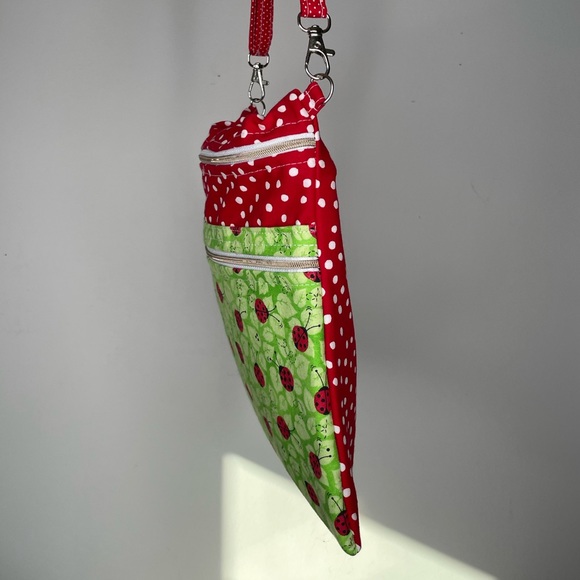 Handmade Ladybug Crossbody Purse - Picture 2 of 12